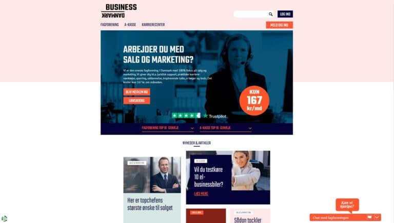 Business Danmark screenshot