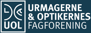 Logo for Urmagerne og Optikernes Fagforening